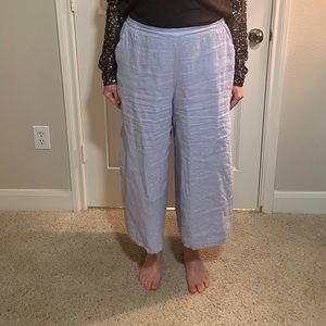 BECASA - Porch cropped linen pants